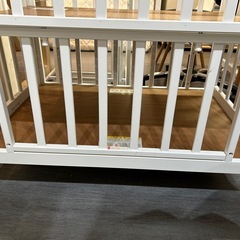 【ベビーベッド】【ベビーゲート】【KATOJI】クリーニング済み【管理番号0212】五の画像