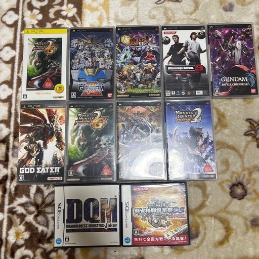 PSPソフト、DSソフト