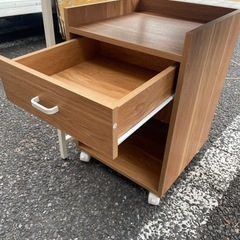 デスク 収納ワゴン セットの画像