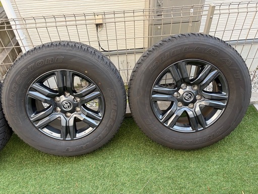 GUN125 ハイラックス 純正ホイールセット 265/65r17