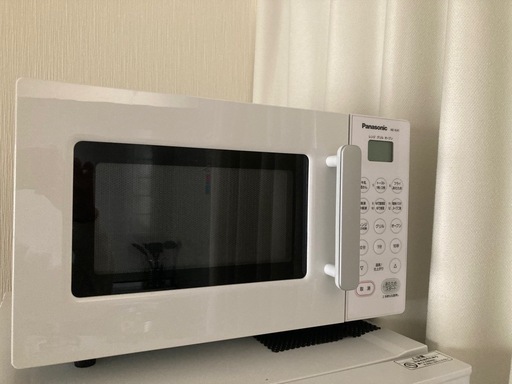 パナソニック オーブンレンジ 電子レンジ 16L シンプルデザイン ヘルツフリー ホワイト NE-KA1-W