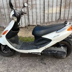 福山市　瀬戸町　ヤマハ  Gアク  グランドアクシス100  SB06J  実動  書類付き  2スト  通勤快速  レストア  カスタム  お買い物にもの画像