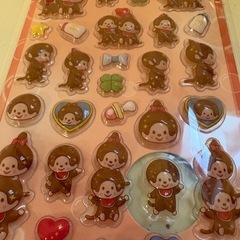 モンチッチ⭐︎ぷっくりシールの画像