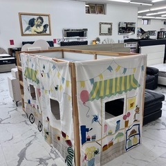 🎶🍭可愛いカバー付き🎪中古　IKEA キッズベッド（NR） の画像