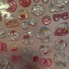 キラキラ⭐︎海⭐︎ネコうさぎ⭐︎シールの画像