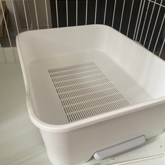 猫　ゲージ　二段　アイリスオーヤマ　システムトイレもつけますの画像