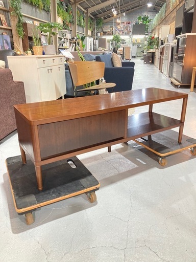 J12★Karimoku カリモク60＋★テレビボード ローボード ウォルナット W120cm 生産終了モデル 廃盤品 テレビ台 新品定価約6.5万円 リビング インテリア