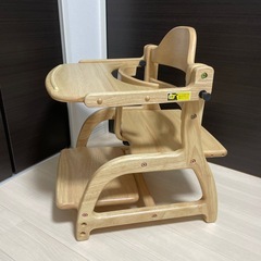 【美品】大和屋　すくすくローチェア　ベビーチェア　キッズチェアの画像