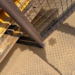 メッシュフェンス片開き門扉の画像