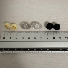 カフスボタン3種の画像