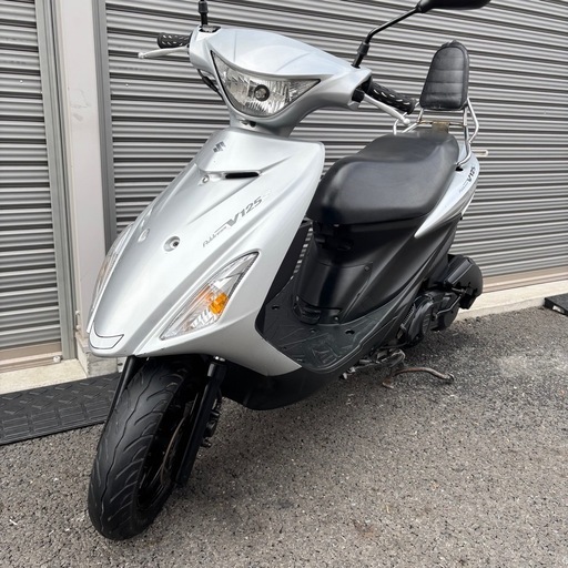 4488.低走行　アドレスv125s バックレスト付属　ミラー新品　千葉県柏市　即日配送　自走引き取りも可能