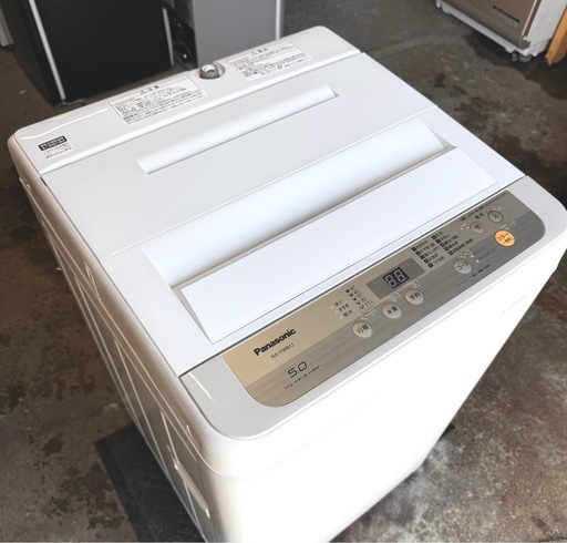 札幌市内配送可 19年製 Panasonic パナソニック 5kg 全自動洗濯機 NA-F50B12 シャンパン