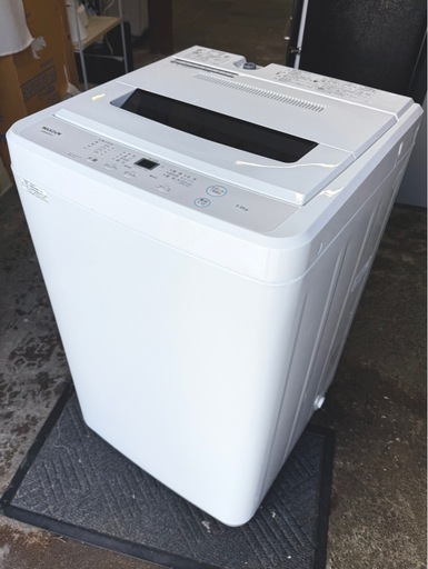 札幌市内配送可 美品 23年製 MAXZEN マクスゼン 5kg 全自動洗濯機 JW50WP01 ホワイト 
