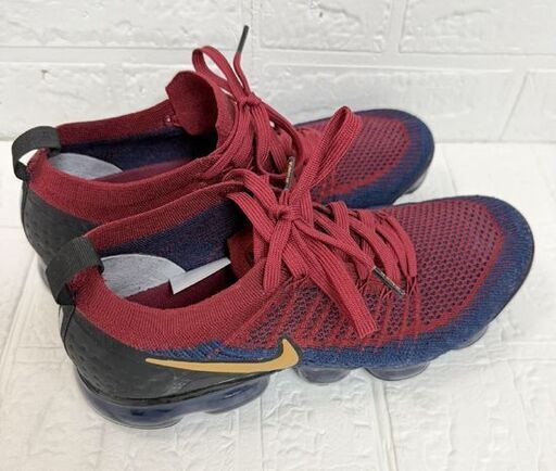 NIKE AIR VAPORMAX FLYKNIT 2 27cm 942842-604 ヴェイパーマックス ナイキ エア レッド ネイビー 札幌市 白石店