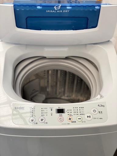 送料・設置込み可?表示価格より10%OFF?洗濯機　4.2kg Haier 2019年【分解クリーニング済み】