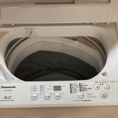 送料・設置込み可🉐表示価格より10%OFF🉐洗濯機　5kg Panasonic 2018年【分解クリーニング済み】の画像