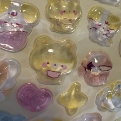 キラキラ✨うさぎ⭐︎ネコ⭐︎シールの画像