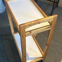 キッチンワゴン　木製の画像