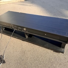 ○#451 スピーカー一体型テレビ台 ブラッ木目調 CAV THRG-120 通電確認済み 100V 50-60hz テレビボード テレビ台 オーディオラックの画像