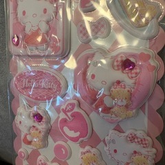 キティちゃん⭐︎ストーン付きシールの画像