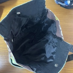 アイスクリーム柄 ミニトートバッグ ランチバッグ サブバッグの画像