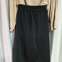 in this lifeダークグリーンひざ丈スカート☆の画像