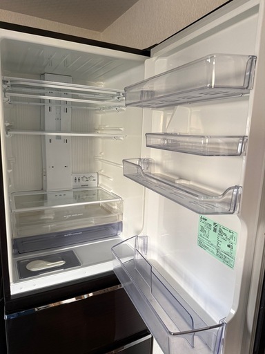 三菱  冷凍冷蔵庫 365L   キッチン家電  ブラウン
