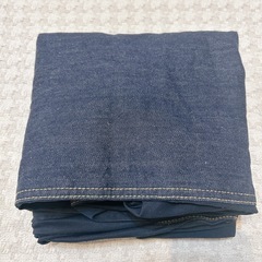 MUJI 無印　ビーズクッションソファ用デニムカバーの画像