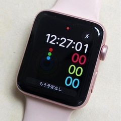 Apple Watch Series2 ローズゴールド ピンク 純正バンド付き 化粧箱その他付属品完備の画像