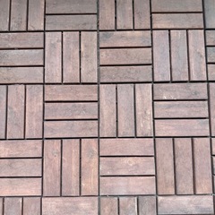 IKEA RUNNEN フロアデッキ 約17㎡分（約5万円相当）ベランダ全面セット まとめ売りの画像