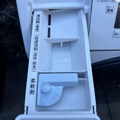 ⭐️ドラム式洗濯機 SHARP ES-H10G-WL 2022年制 洗濯10k乾燥6k 簡易清掃済❗の画像