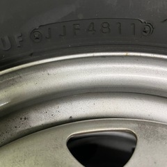 155/65R13 REVO GZ スタッドレスタイヤ 鉄チンセットの画像