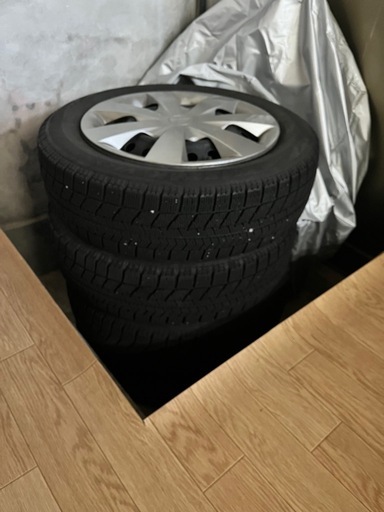 値下げ！ハスラー等に★ブリヂストン VRX 165/60R15 スタッドレス ホイール付 4本