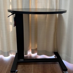 昇降式マルチテーブル(ブラック)の画像