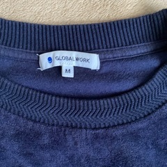 処分❗️ GLOBAL WORKベロアスウェットの画像