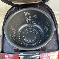 NO：5637  日立 5🈴IH圧力＆スチーム炊飯器‼️日本製❣️2019年製の画像