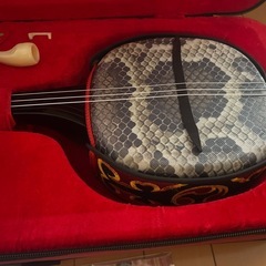 沖縄三線セット　ケース付きの画像