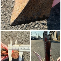培土器 培土機　畝立て うね立て 耕耘機 耕運機 耕うん機 管理機 アタッチメント ピンク培土器　丸軸　部品 パーツ 農機具の画像
