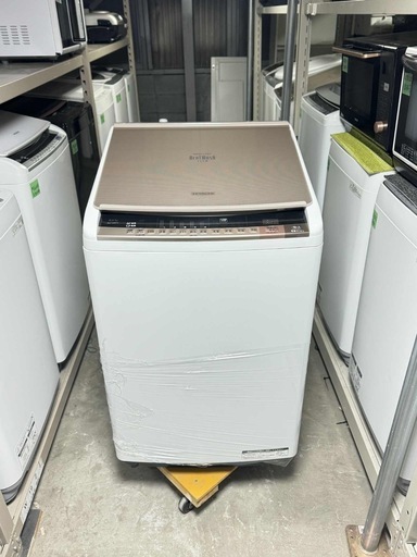?激安?❗️配送•設置?❗️♻️処分撤去♻️ ?保証付き?MG8K-016 HITACHI 8KG乾燥洗濯機 2016年製