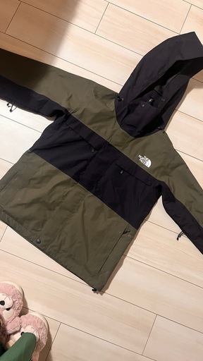 状態良好THE NORTH FACE マウンテンパーカー カーキ/ブラックNS62004