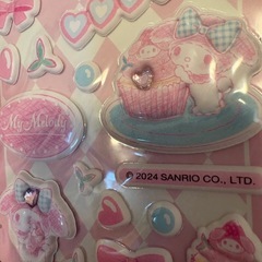 マイメロ⭐︎ストーン付きシールの画像