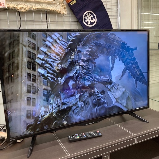 ⭐︎6ヶ月保証⭐︎シャープ　4kチューナー内蔵40型液晶テレビ　2020年製　4T-C40BH1 ※画面小傷あり。