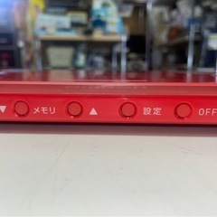 OMRON　オムロン　体重体組成計　HBF-251-R　Karada Scan　カラダスキャン　赤　体重計　ヘルスメーター　BMI　体脂肪率　基礎代謝　内臓脂肪　稼働確認済　中古　③の画像