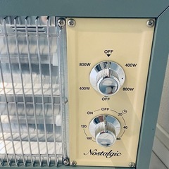レトロストーブ Nostalgic 電気ストーブ　電気ヒーターの画像