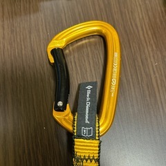 へ 【 ブラックダイヤモンド ホットフォージハイブリッドクイックドロー 11cm 】 クライミングギア カラビナ/クイックドロー ブラックダイヤモンド カラビナ クイックドロー ヌンチャク 安全環付きカラビナ クライミング用品 登山 登山用品の画像