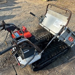 共立　運搬車　ダンプ　2.7馬力 積載250Kg キャタ クロ ーラー 運搬機 林業 農業 ミニクローラ　KCG-90DX　簡易始動動画ありの画像