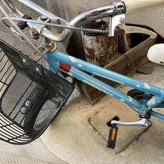 自転車　水色　　16インチの画像