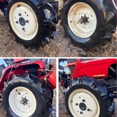 ヤンマー トラクター Ke-40 14馬力 1425時間 パワステ 逆転 マルチロータリー付 サンサワーV-05N付 中古 引き取り限定の画像