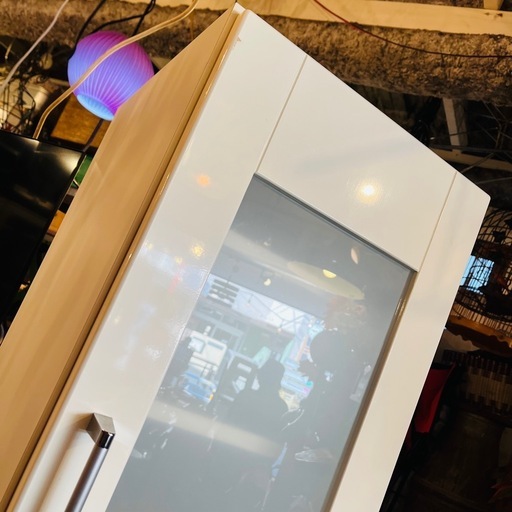 《売約済》NITORI スリム食器棚 幅35cm カップボード キッチン収納 すき間収納 ホワイト家具 slim kitchen cabinet cupboard white storage ニトリ　食器棚　レンジボード　キッチン　コンパクト　省スペース　