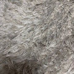 Francfranc ラグ　グレー＆シルバーの画像